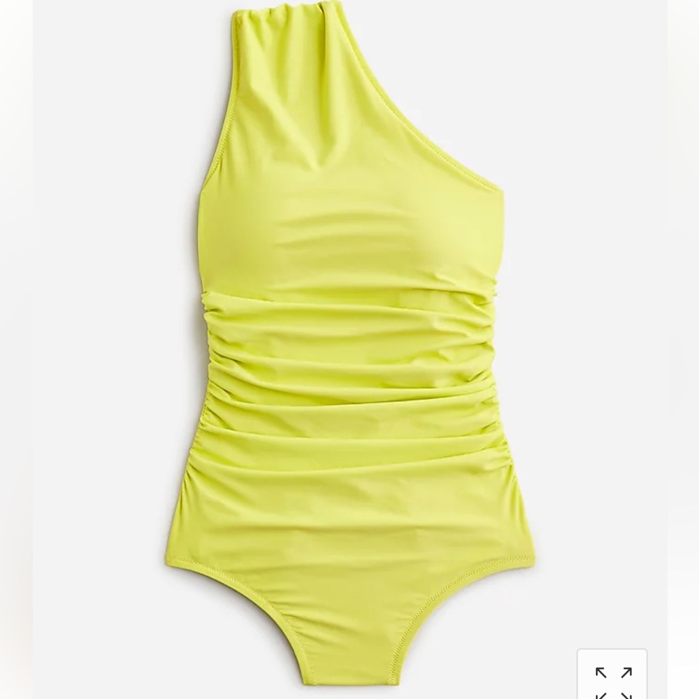 One Shoulder J.crew swim Lime